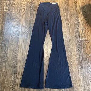 NWT Aerie Offline Black Flared Leggings size S